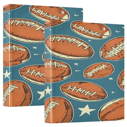 3 Ringbücher Notizbuch Binder Aktenordner Rugby Fliese Weiße Sterne für Dokumentenorganisation zu Hause, Schule oder Büro 3 Ringbücher Notizbuch Binder Aktenordner Rugby Fliese Weiße Sterne für Dokumentenorganisation zu Hause, Schule oder Büro von ISAOA