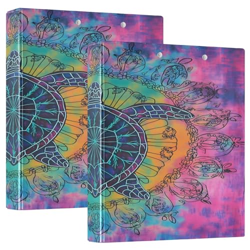 3 Ringbücher Notizbuch Binder Aktenordner Schildkröte Mandala Krawatte für Dokumentenorganisation zu Hause, in der Schule oder im Büro 3 Ringbücher Notizbuch Binder Aktenordner Schildkröte Mandala Krawatte für Dokumentenorganisation zu Hause, in der Schule oder im Büro von ISAOA