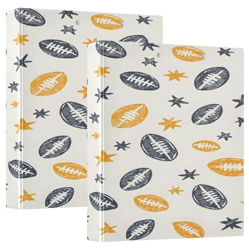 3 Ringbücher Notizbuch Binder Aktenordner Schwarz Gelb Rugby für Dokumentenorganisation zu Hause, in der Schule oder im Büro 3 Ringbücher Notizbuch Binder Aktenordner Schwarz Gelb Rugby für Dokumentenorganisation zu Hause, in der Schule oder im Büro von ISAOA