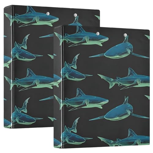 3 Ringbücher Notizbuch Binder Aktenordner Schwimmender blauer Hai für die Dokumentenorganisation zu Hause, in der Schule oder im Büro 3 Ringbücher Notizbuch Binder Aktenordner Schwimmender blauer Hai für die Dokumentenorganisation zu Hause, in der Schule oder im Büro von ISAOA