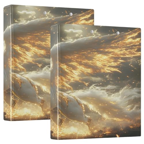 3 Ringbücher Notizbuch Binder Aktenordner Weiße Fliege Einhorn für Dokumentenorganisation zu Hause, in der Schule oder im Büro 3 Ringbücher Notizbuch Binder Aktenordner Weiße Fliege Einhorn für Dokumentenorganisation zu Hause, in der Schule oder im Büro von ISAOA