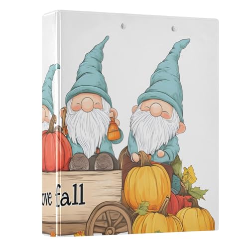 Gnomes Ringbuch mit 3 Ringen, 3,8 cm, rund, für 200 Dokumente, für Zuhause, Schule, Büro Gnomes Ringbuch mit 3 Ringen, 3,8 cm, rund, für 200 Dokumente, für Zuhause, Schule, Büro von ISAOA