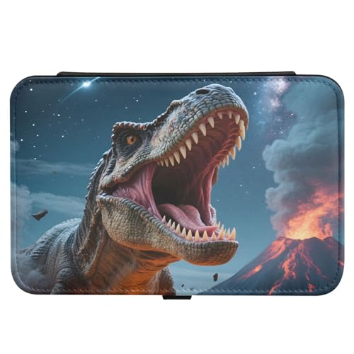 ISAOA Reise-Schmuckschatulle – PU-Leder, tragbare Schmuck-Aufbewahrungsbox mit abnehmbarem Tablett, Dinosaurier-Brüllen für Ringe, Ohrringe, Halsketten ISAOA Reise-Schmuckschatulle – PU-Leder, tragbare Schmuck-Aufbewahrungsbox mit abnehmbarem Tablett, Dinosaurier-Brüllen für Ringe, Ohrringe, Halsketten von ISAOA