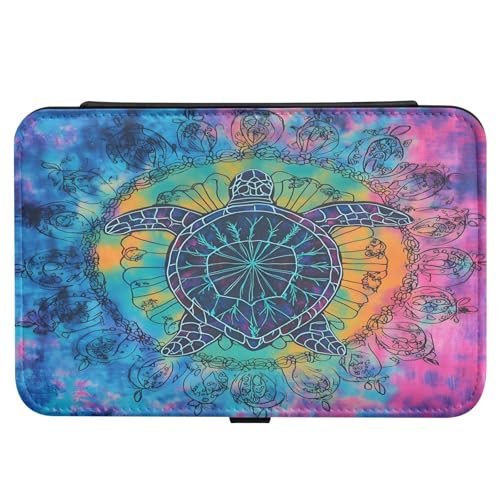 ISAOA Reise-Schmuckschatulle – PU-Leder, tragbare Schmuck-Aufbewahrungsbox mit abnehmbarem Tablett, Schildkröte, Mandala, Krawatte für Ringe, Ohrringe, Halsketten ISAOA Reise-Schmuckschatulle – PU-Leder, tragbare Schmuck-Aufbewahrungsbox mit abnehmbarem Tablett, Schildkröte, Mandala, Krawatte für Ringe, Ohrringe, Halsketten von ISAOA
