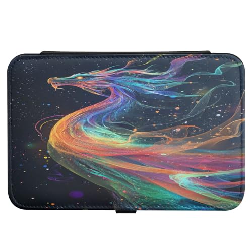 ISAOA Reise-Schmuckschatulle – PU-Leder, tragbare Schmuck-Aufbewahrungsbox mit herausnehmbarem Tablett, Regenbogen-fliegender Drache für Ringe, Ohrringe, Halsketten ISAOA Reise-Schmuckschatulle – PU-Leder, tragbare Schmuck-Aufbewahrungsbox mit herausnehmbarem Tablett, Regenbogen-fliegender Drache für Ringe, Ohrringe, Halsketten von ISAOA
