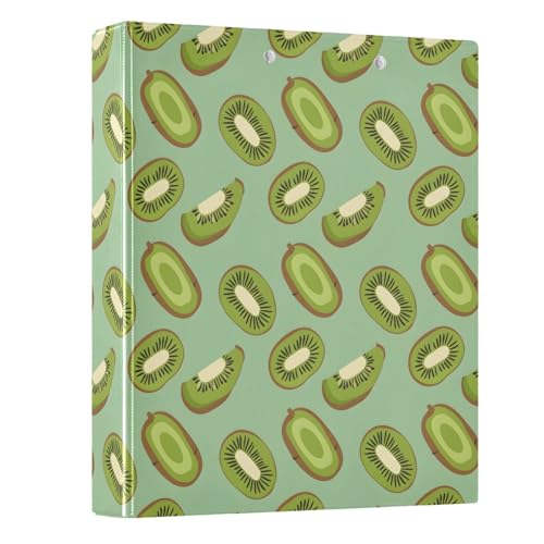 Nahtloser 3-Ringordner im Kiwi-Stil, 3,8 cm, runder Ringbuch, Sichtbuch, hält 200 Dokumente, für Zuhause, Schule, Büro Nahtloser 3-Ringordner im Kiwi-Stil, 3,8 cm, runder Ringbuch, Sichtbuch, hält 200 Dokumente, für Zuhause, Schule, Büro von ISAOA