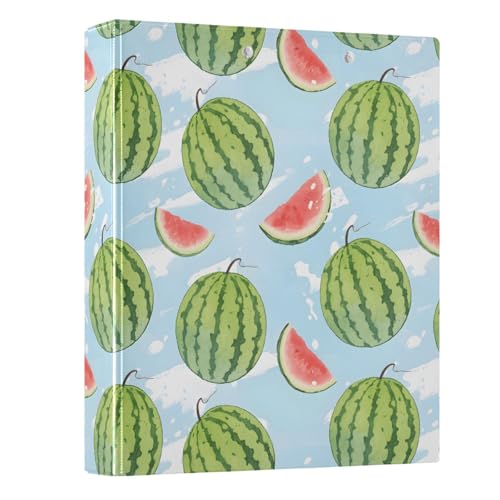 Ringbuch mit 3 Ringen, 3,8 cm, Wassermelonen-Blau, 3,8 cm, für 200 Dokumente, für Zuhause, Schule, Büro Ringbuch mit 3 Ringen, 3,8 cm, Wassermelonen-Blau, 3,8 cm, für 200 Dokumente, für Zuhause, Schule, Büro von ISAOA