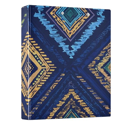 Ringbuch mit 3 Ringen, 3,8 cm, rund, für 200 Dokumente, Blau, für Zuhause, Schule, Büro Ringbuch mit 3 Ringen, 3,8 cm, rund, für 200 Dokumente, Blau, für Zuhause, Schule, Büro von ISAOA