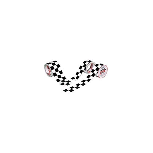 ISC Racers Klebeband mit Schachbrettmuster schwarz & weiß von ISC Racers Tape