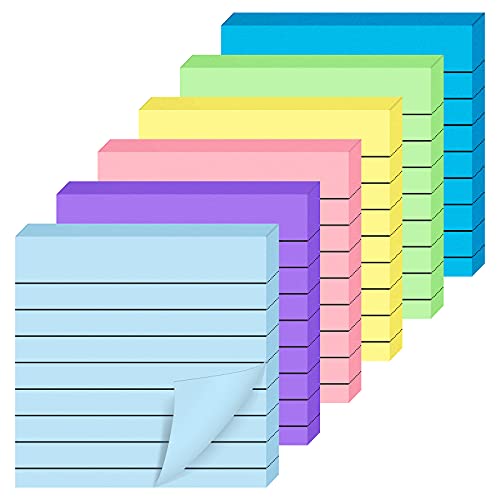 Haftnotizen Selbstklebende Notizzettel Große Gefütterte Sticky Notes für Büro Schule und Zuhause 7,5 x 7,5 cm von ISIYINER