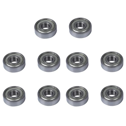ISKDJBJG 10 Stueck Typ 608Z Miniatur Rillenkugellager - Silber & Gelb ISKDJBJG 10 Stueck Typ 608Z Miniatur Rillenkugellager - Silber & Gelb von ISKDJBJG