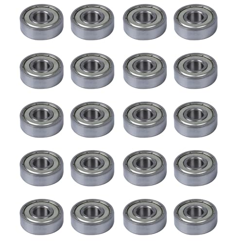 ISKDJBJG 20 Stueck Typ 608Z Miniatur Rillenkugellager - Silber & Gelb ISKDJBJG 20 Stueck Typ 608Z Miniatur Rillenkugellager - Silber & Gelb von ISKDJBJG