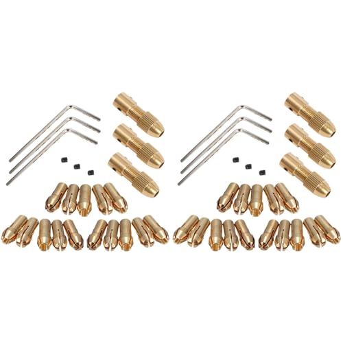 ISKDJBJG 6 SäTze 0,5-3 mm Messing Bohr Futter Kleine Elektrische Bohrzange Bit Spannzange Passend für Drehbar Werkzeuge 3 GrößE -2,0 mm 2,35 mm 3,17 mm ISKDJBJG 6 SäTze 0,5-3 mm Messing Bohr Futter Kleine Elektrische Bohrzange Bit Spannzange Passend für Drehbar Werkzeuge 3 GrößE -2,0 mm 2,35 mm 3,17 mm von ISKDJBJG