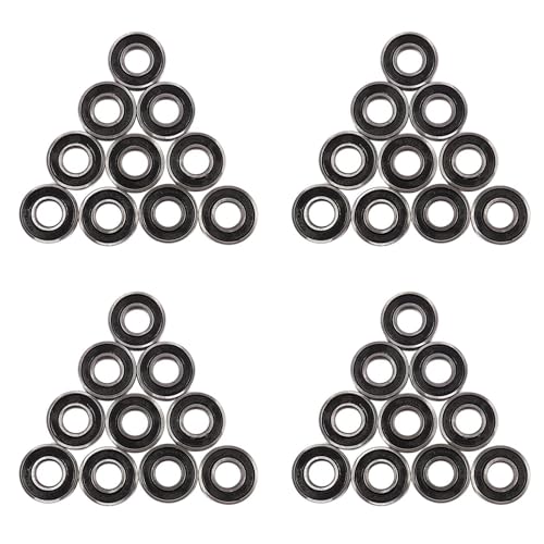 ISKDJBJG 6001Rs Rillenkugellager 28 X 12 X 8 mm 40 Stück, Silber und Schwarz ISKDJBJG 6001Rs Rillenkugellager 28 X 12 X 8 mm 40 Stück, Silber und Schwarz von ISKDJBJG