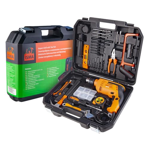 Bohrschrauber-Set, 12 V, 750 W, mit 95 Teilen, kompletter Koffer mit Elektro-Schraubendreher, Schlüsseln, Sägen, Zangen, Bohrer und mehr, professioneller Koffer für Büro, Garten und Zuhause Bohrschrauber-Set, 12 V, 750 W, mit 95 Teilen, kompletter Koffer mit Elektro-Schraubendreher, Schlüsseln, Sägen, Zangen, Bohrer und mehr, professioneller Koffer für Büro, Garten und Zuhause von ISMA