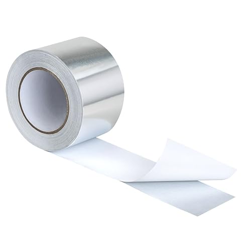 ISOLATECH Aluminium Klebeband hitzebeständig 75mm x 45m Rolle Alu Klebeband - Abdichten, Dämmen und Isolieren von Leitungen, Schläuchen und Rohren ISOLATECH Aluminium Klebeband hitzebeständig 75mm x 45m Rolle Alu Klebeband - Abdichten, Dämmen und Isolieren von Leitungen, Schläuchen und Rohren von ISOLATECH