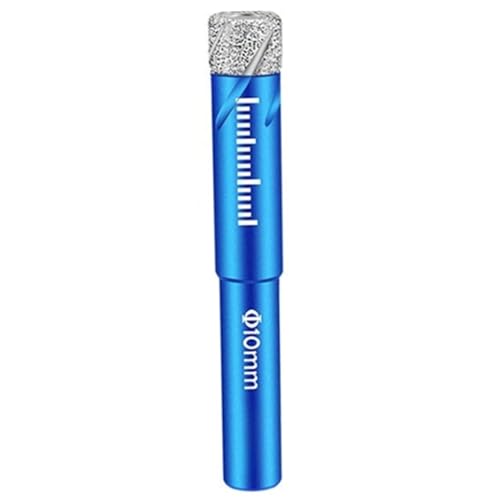 Diamantbohrerbits 10mm Universal Emery Drill Bit für elektrische Bohrmaschine/Winkelschleife, ideal für Porzellan, Fliesen, Keramik, Marmor und mehr von ISOYTERO