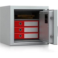 ISS Tresor Düsseldorf Mettmann II Sicherheitsstufe S2 nach EN14450 mit Feuerschutz lichtgrau 49,5 x 47,2 x 47,5 cm ISS Tresor Düsseldorf Mettmann II Sicherheitsstufe S2 nach EN14450 mit Feuerschutz lichtgrau 49,5 x 47,2 x 47,5 cm von ISS