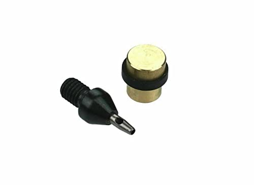 1 mm ISTA TOOLS -2-Teiliges Profi Lochwerkzeug,große Auswahl an Locheisen, Lochpfeife für Ösenpresse, Spindelpresse - zum stanzen und lochen Leder, Filz uvm. (1 mm -1/4-20 UNC Gewinde) von ISTA TOOLS