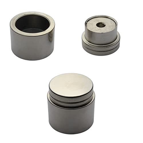 Knöpfe zum Beziehen mit Stoff - Knopfwerkzeug - Knopfrohlinge zur Herstellung von Knöpfen mit Stoff, zweiteilig (Einsatzwerkzeug 14er / 8,5 mm) von ISTA TOOLS