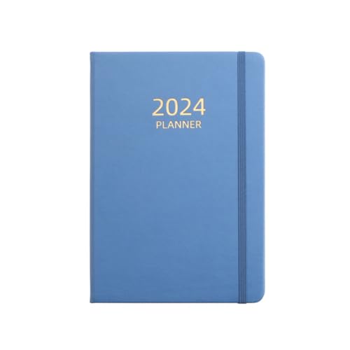 ISTOVO 1 Stück A5 Englischer Terminplaner, Notizbuch, Band, Buch, Notizbuch, Blau ISTOVO 1 Stück A5 Englischer Terminplaner, Notizbuch, Band, Buch, Notizbuch, Blau von ISTOVO