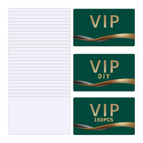 ISTOVO 150 Stück Sublimations-Visitenkartenrohlinge Aus Metall, Großpackung Aus Aluminium, Doppelseitige Visitenkarten, Sublimationsrohlinge ISTOVO 150 Stück Sublimations-Visitenkartenrohlinge Aus Metall, Großpackung Aus Aluminium, Doppelseitige Visitenkarten, Sublimationsrohlinge von ISTOVO