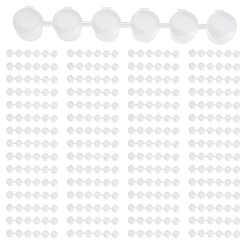 ISTOVO 400 Streifen Farbtöpfe, Streifen, 300 Töpfe, 2 ml, leere Farbbecher mit Deckel, für Klassenzimmer, Gemälde, Kunstfestivals ISTOVO 400 Streifen Farbtöpfe, Streifen, 300 Töpfe, 2 ml, leere Farbbecher mit Deckel, für Klassenzimmer, Gemälde, Kunstfestivals von ISTOVO