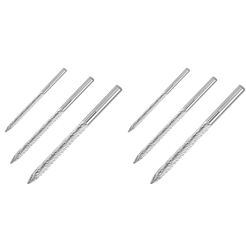 ISTOVO 6 Stück Reifen-Bits, verschiedene Größen, Reifenreparatur, Hartmetall-Frässtifte, Reifenflicken, Steckschneider, Drahtschneider, Reibahle, Bohrer ISTOVO 6 Stück Reifen-Bits, verschiedene Größen, Reifenreparatur, Hartmetall-Frässtifte, Reifenflicken, Steckschneider, Drahtschneider, Reibahle, Bohrer von ISTOVO