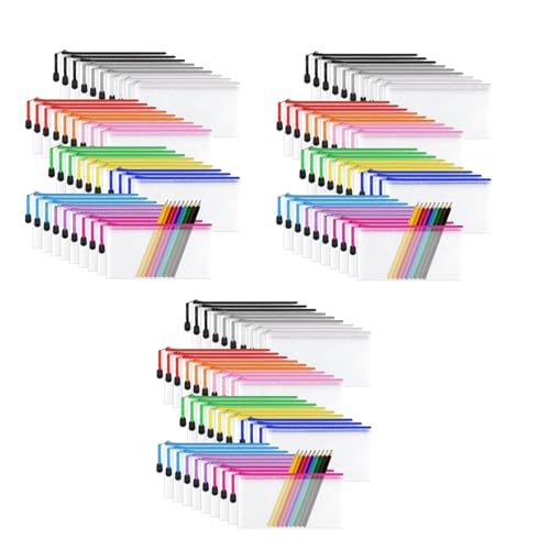 ISTOVO Dokumententasche aus Netzstoff, transparent, 108 Stück, wasserdicht, Reise-Aufbewahrungstasche, 12 Farben ISTOVO Dokumententasche aus Netzstoff, transparent, 108 Stück, wasserdicht, Reise-Aufbewahrungstasche, 12 Farben von ISTOVO