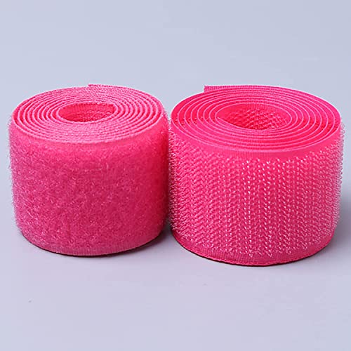 ISWPJEXJ Klettband zum nähen Aufnäh-, Klettband, Klettband, Nicht klebendes Klettband für Bastel-, Heimwerker- und Nähprojekte-Pink||4cm*1m von ISWPJEXJ