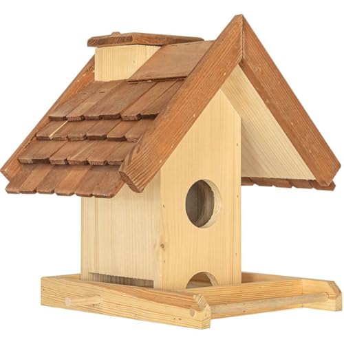 ITA Vogelfutterhaus Freude 30x25x29,5 cm aus Holz - Vogelhaus zum Aufhängen - Vogelfutterspender für Wildvögel - Wetterfest, Stabil, Robust - Direkt vom Hersteller - EU Produkt ITA Vogelfutterhaus Freude 30x25x29,5 cm aus Holz - Vogelhaus zum Aufhängen - Vogelfutterspender für Wildvögel - Wetterfest, Stabil, Robust - Direkt vom Hersteller - EU Produkt von ITA