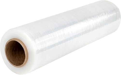 ITALDIBIPACK - Dehnbare Folie - Transparente Verpackungsfolie für Versand und Umzug - 1 Rolle Cellophan für Verpackung - Dicke 23my extra strapazierfähig von ITALDIBIPACK