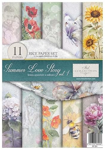 ITD Collection RP061 Decoupage, Summer Love Story 1, 21 x 30 x 0,15 cm von ITD Collection