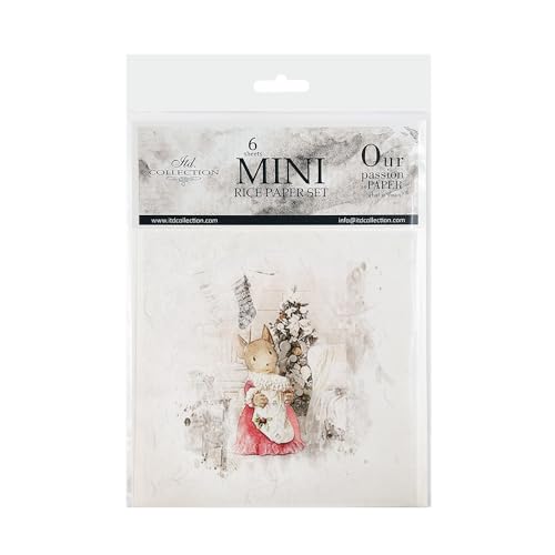 ITD Collection RSM029 Mini Reispapier, 14,8 x 14,8 cm von ITD Collection