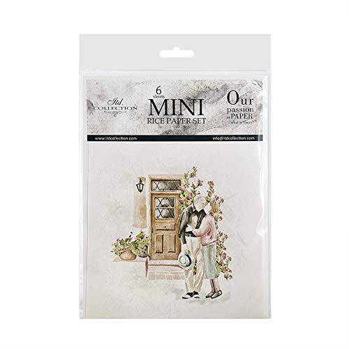 ITD Collection RSM030 Mini Reispapier, 14,8 x 14,8 cm von ITD Collection
