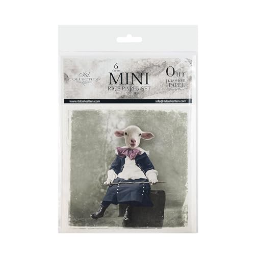 ITD Collection RSM034 Mini Reispapier, 14,8 x 14,8 cm von ITD Collection