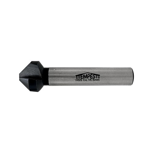 ITEMPESTI 16.5mm HSS M35 Senker | Titan-Aluminium-Nitrid (TiAlN) Beschichtung | Für Edelstahl & Metalllegierungen | 3-Schneiden Innenkühlung | Industrietauglich ITEMPESTI 16.5mm HSS M35 Senker | Titan-Aluminium-Nitrid (TiAlN) Beschichtung | Für Edelstahl & Metalllegierungen | 3-Schneiden Innenkühlung | Industrietauglich von ITEMPESTI