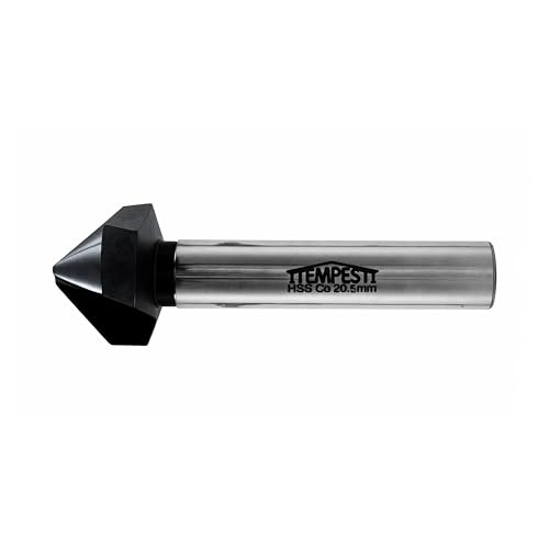 ITEMPESTI 20.5mm HSS M35 Senker | Titan-Aluminium-Nitrid (TiAlN) Beschichtung | Für Edelstahl & Schwerlastanwendungen | 3-Schneiden Innenkühlung ITEMPESTI 20.5mm HSS M35 Senker | Titan-Aluminium-Nitrid (TiAlN) Beschichtung | Für Edelstahl & Schwerlastanwendungen | 3-Schneiden Innenkühlung von ITEMPESTI