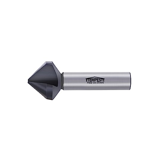 ITEMPESTI Kegelsenker 90°Ø 25mm - Aus M35 - TiAlN Beschichtung - robust und hitzebeständig - für Edelstähle - Schaft 10 mm ITEMPESTI Kegelsenker 90°Ø 25mm - Aus M35 - TiAlN Beschichtung - robust und hitzebeständig - für Edelstähle - Schaft 10 mm von ITEMPESTI