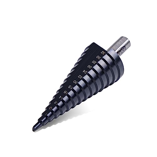 ITEMPESTI M35 Kobalt Stufenbohrer, Ø 4-32mm, TiAlN beschichtet, robust und hochtemperaturbeständig, geeignet für Metall, Edelstahl, Kunststoff, Holz ITEMPESTI M35 Kobalt Stufenbohrer, Ø 4-32mm, TiAlN beschichtet, robust und hochtemperaturbeständig, geeignet für Metall, Edelstahl, Kunststoff, Holz von ITEMPESTI