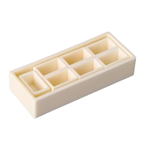 1 Satz hochfeste quadratische Aluminiumoxidformen for Laborexperimente – 100 mm und 115 mm Tiegelset for Metallschmelzen(115x65x45mmx14) von ITITI