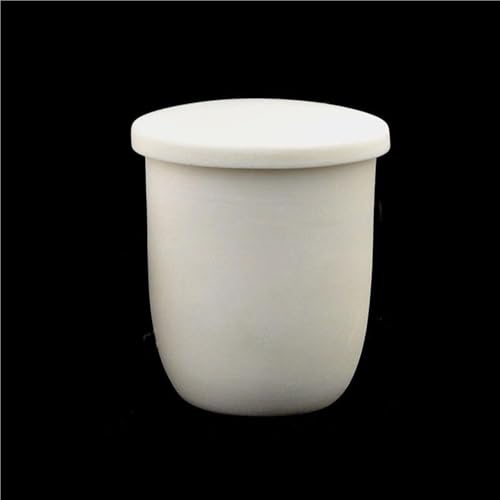 1 Stück Korund-Aluminiumoxid-Tiegel mit Deckel – 5–300 ml, ideal for industrielles Schmelzen und Materialbehandlung(25ml) von ITITI