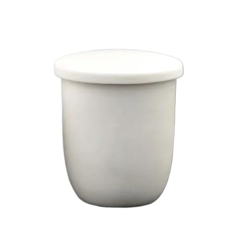 1 Stück bogenförmiger Korund-Aluminiumoxid-Tiegel – 5 ml, 10 ml, 15 ml, 200 ml – wiederverwendbare industrielle Schmelzform mit Deckel(Model5) von ITITI