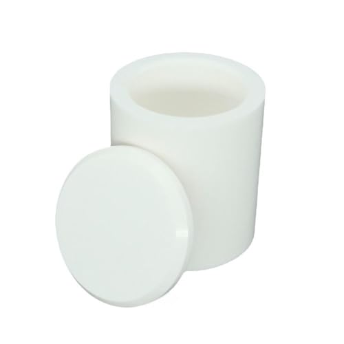 1 Stück zylindrischer Tiegel aus Aluminiumoxid mit Deckel – 0,7–85 ml Laboranalysetiegel for Gießerei- und Formanwendungen(30x25mmx9) von ITITI