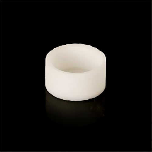 Aluminiumoxid-Tiegel mit hoher Wärmeleitfähigkeit – 10 Stück Korund-Zylinderformen for Schmelzen von Metallen und Nichtmetallen(5x2.5mm) von ITITI