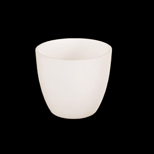 Hochdichter Aluminiumoxid-Lichtbogentiegel 3 bis 300 ml – Industrieller Korundtiegel for Schmelzen von Metallen, Keramik und Glas – 1 Stück(30ml) von ITITI