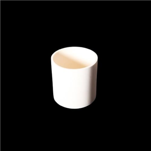 Zylindrischer Korundtiegel, 5–1000 ml Aluminiumoxidtiegel for Laboranalysen und Metallschmelzen – 1 Stück(50ml) von ITITI