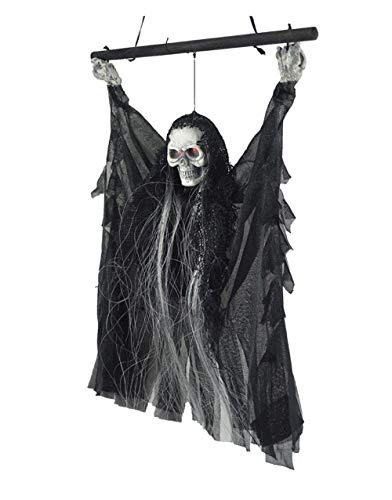 Halloween Deko Gruselig Hängedekoration Horror Halloweendeko mit Sound Dekoknochen mit Licht Schädeldekoration Hängender Geist Skelett Hängedeko Tür Garten Skelettdekoration Wand Baum Dekoration Halloween Deko Gruselig Hängedekoration Horror Halloweendeko mit Sound Dekoknochen mit Licht Schädeldekoration Hängender Geist Skelett Hängedeko Tür Garten Skelettdekoration Wand Baum Dekoration von ITODA