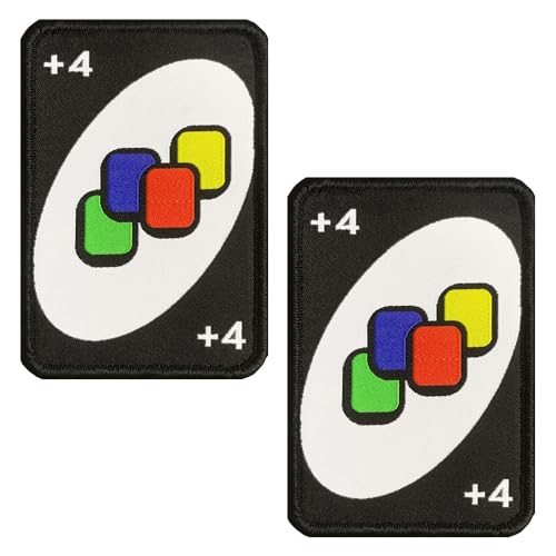 2 Stück + 4 Karten lustige Kartenspiele Patches für Jacken + 4 Karten Symbole Haken und Schlaufe besticktes Emblem für Rucksack, Weste, Uniform, Mäntel, Jeans, Biker, Motorrad, Kleidung, Taschen, Helm 2 Stück + 4 Karten lustige Kartenspiele Patches für Jacken + 4 Karten Symbole Haken und Schlaufe besticktes Emblem für Rucksack, Weste, Uniform, Mäntel, Jeans, Biker, Motorrad, Kleidung, Taschen, Helm von ITOMUFD
