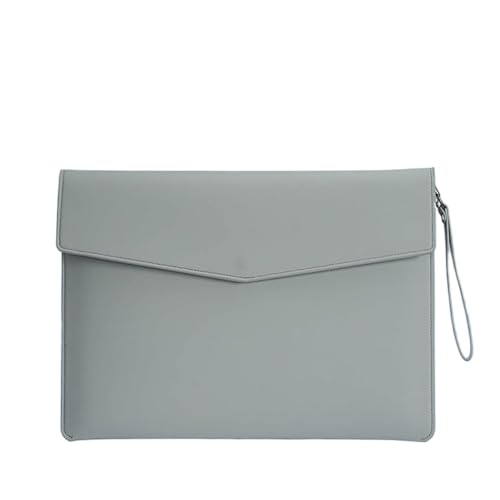 Dokumentenhalter aus Leder, Aktenordner, A4-Lederumschlagtasche, Firmeninformationen, Besprechungstasche for Dokumente, Größe: 345 x 250 mm(Green) von ITTRUH